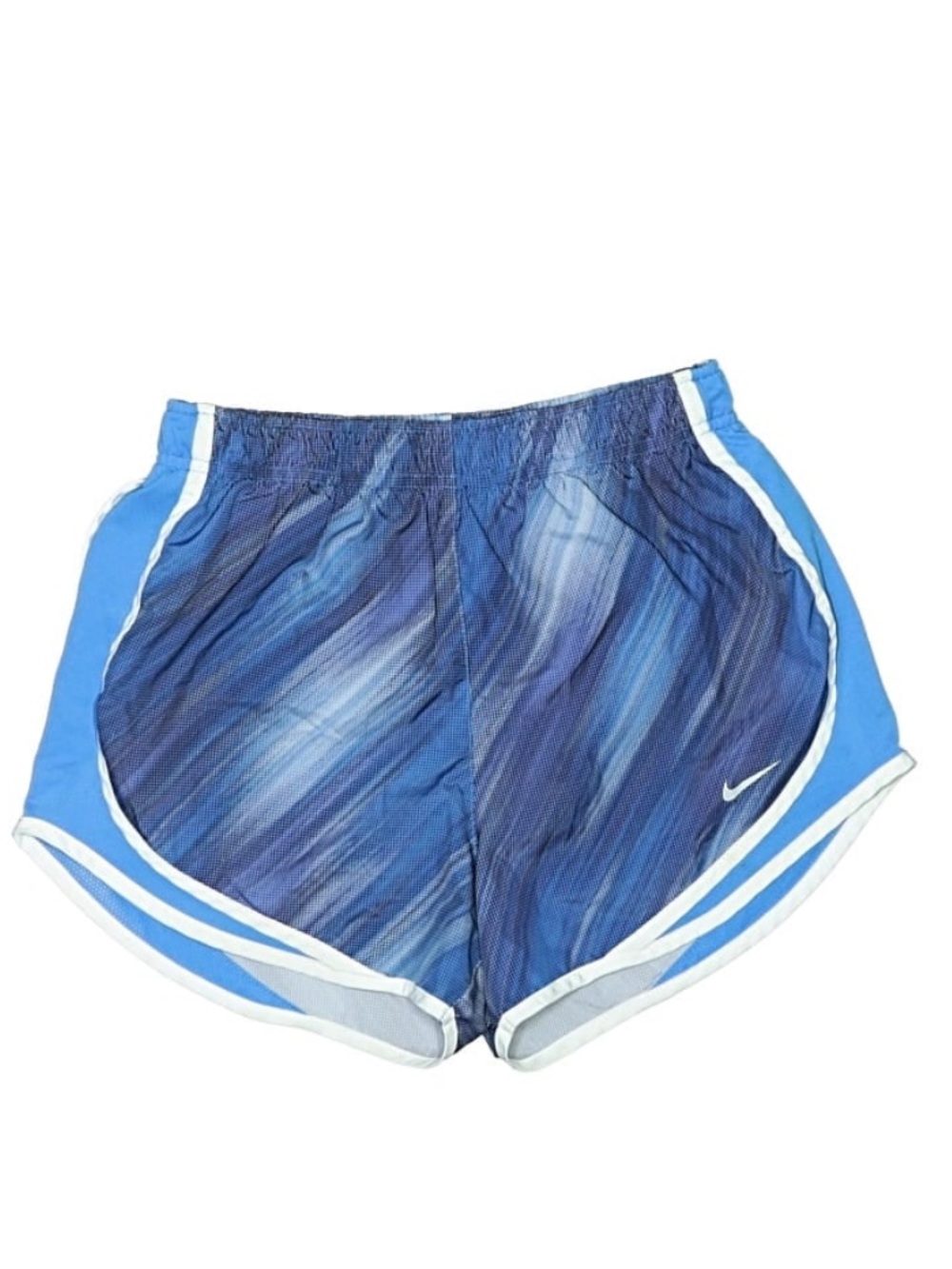 Nike dri fit Tempo athletic running shorts blue built-in liner, size small